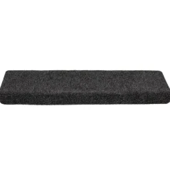 Tapis de marches d'escalier 10 pcs Gris 65x21x4 cm Aiguillete