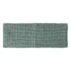 Tapis de Salle de Bain Tissé Épais 50x120cm Vert