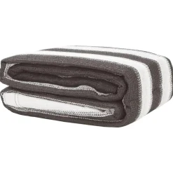 Tapis de tente 250x450 cm Anthracite et blanc