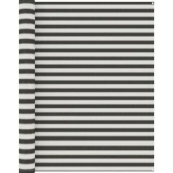 Tapis de tente 250x500 cm Anthracite et blanc