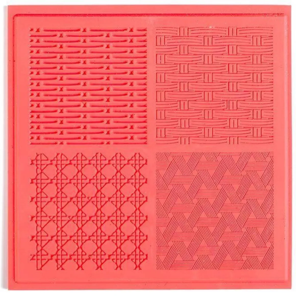 Tapis de texture pour pâte polymère - Vannerie