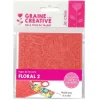 Tapis de texture pour pâte polymère - Floral 2