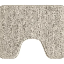Tapis de toilette uni en polyester 50x40cm