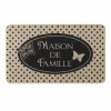 Tapis d'Entrée à Motifs Maisonée 45x75cm Naturel
