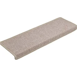 Tapis d'escalier 15 pcs 65x21x4 cm Taupe