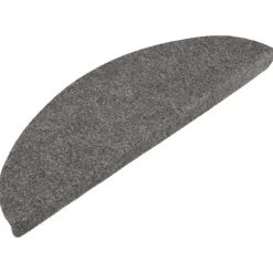 Tapis d'escalier autocollants 15 pcs 56x17x3 cm Gris