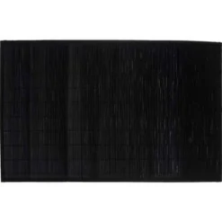 Tapis en Bambou Latte 120x170cm Noir