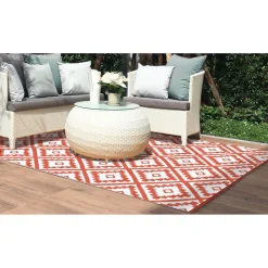Tapis extérieur - 120x180cm - Terracotta - VAHINE