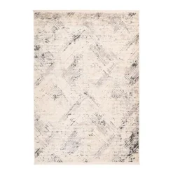 Tapis Imprimé Antique Délavé Palace Beige