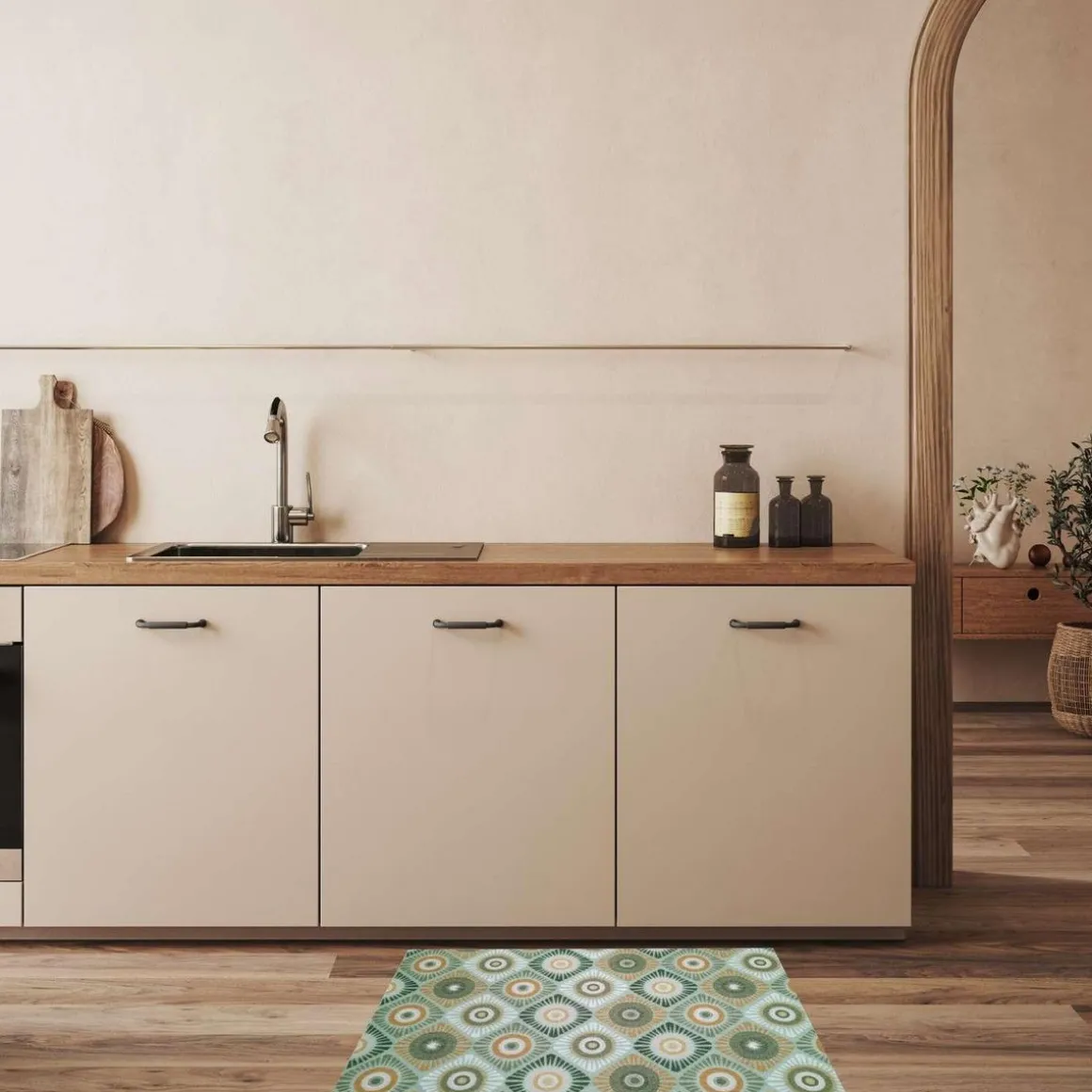 Tapis Must en velours imprimé Roca