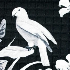 Tapis Relief Imprimé Exotic Paradise 45x75cm Bleu