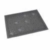 Tapis Repas pour Chien & Chat Déco Pattes 40cm Gris