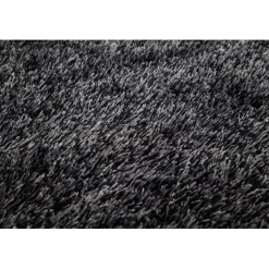 Tapis Shaggy Fait Main Diamond Anthracite