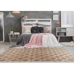 Tapis Vintage Fait Main Monroe I Taupe