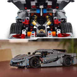 Technic 42173 - Hypercar Koenigsegg Jesko Absolut Grise - Set de Construction - Véhicule pour Enfants - Maquette à Construire