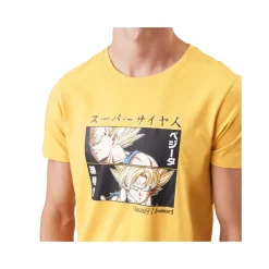 Tee shirt homme col rond Dragon Ball Z Super Saiyan