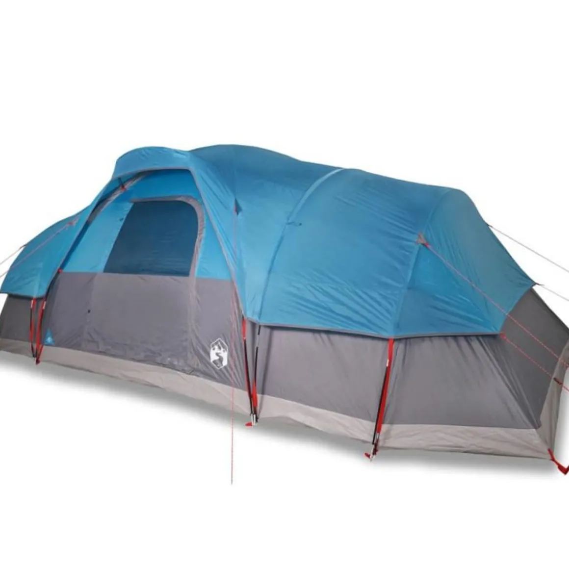 Tente à dôme 11 personnes bleu imperméable