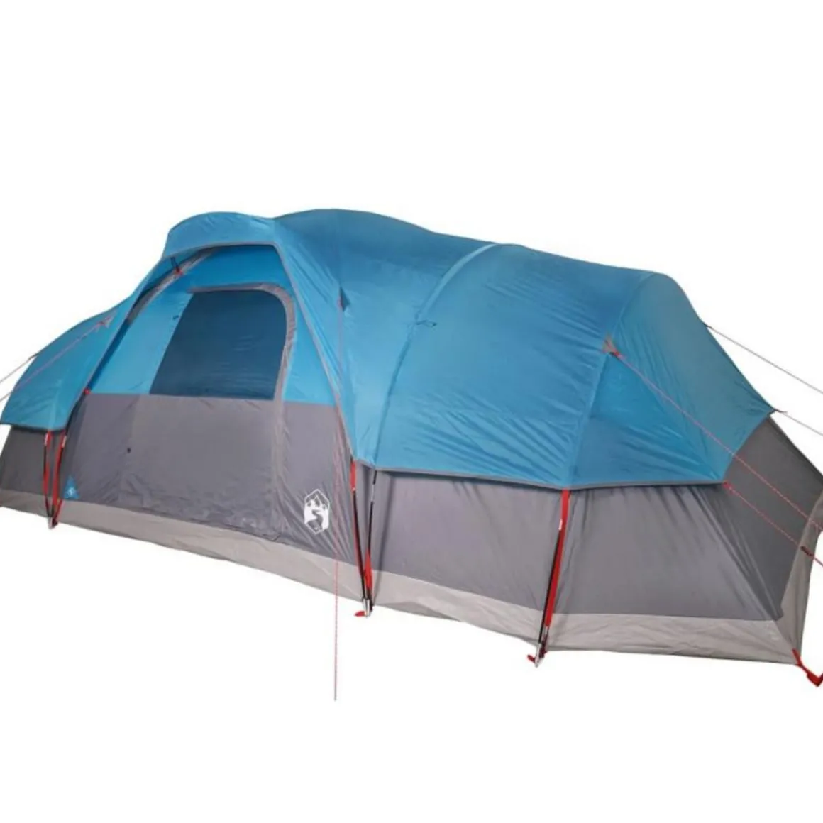 Tente à dôme 11 personnes bleu imperméable