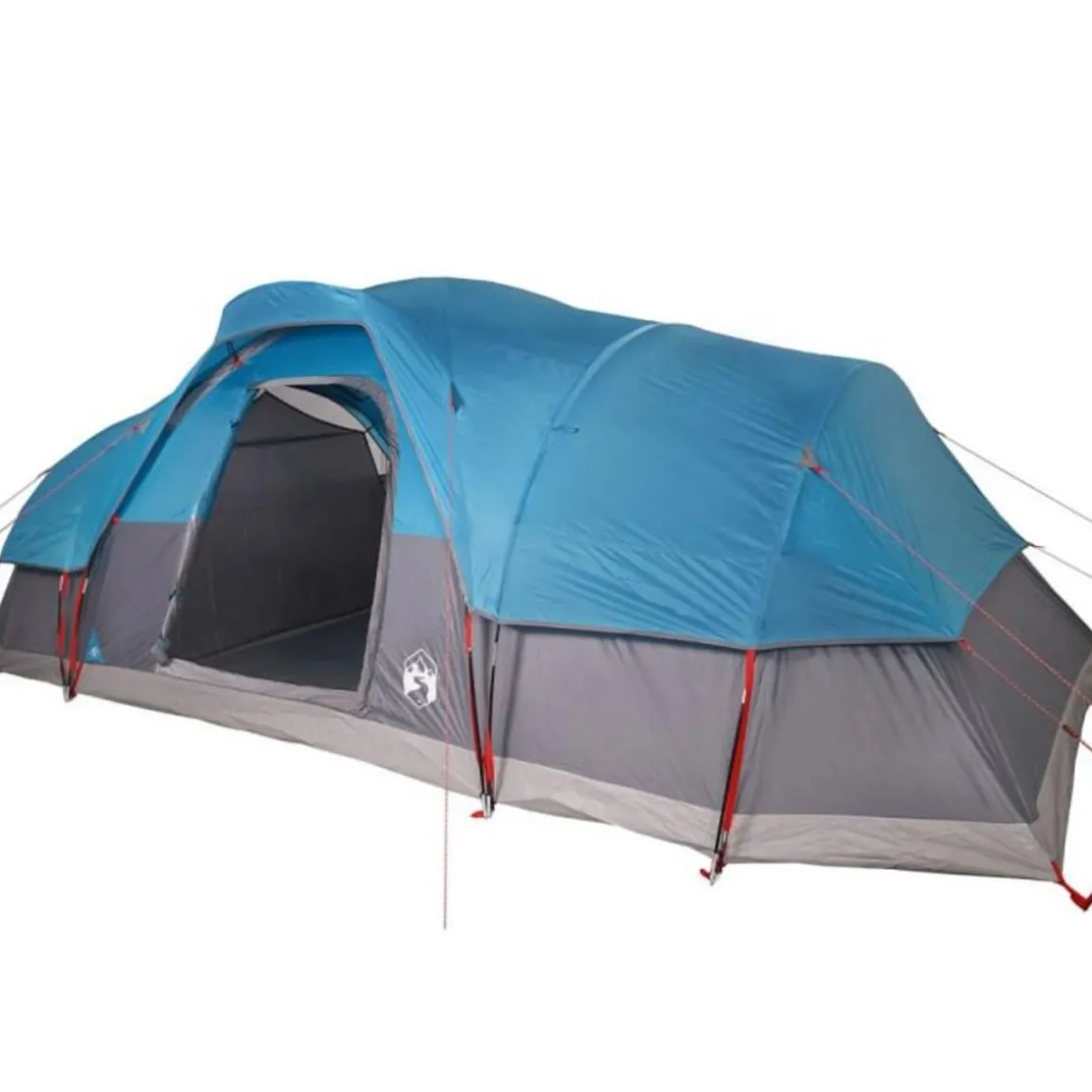 Tente à dôme 11 personnes bleu imperméable