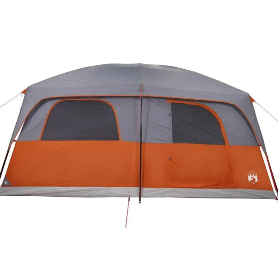 Tente de cabine familiale 10 personnes gris orange imperméable