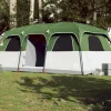 Tente de cabine familiale 9 personnes vert imperméable