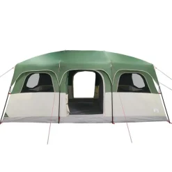 Tente de cabine familiale 9 personnes vert imperméable