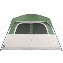 Tente de cabine familiale 6 personnes vert imperméable