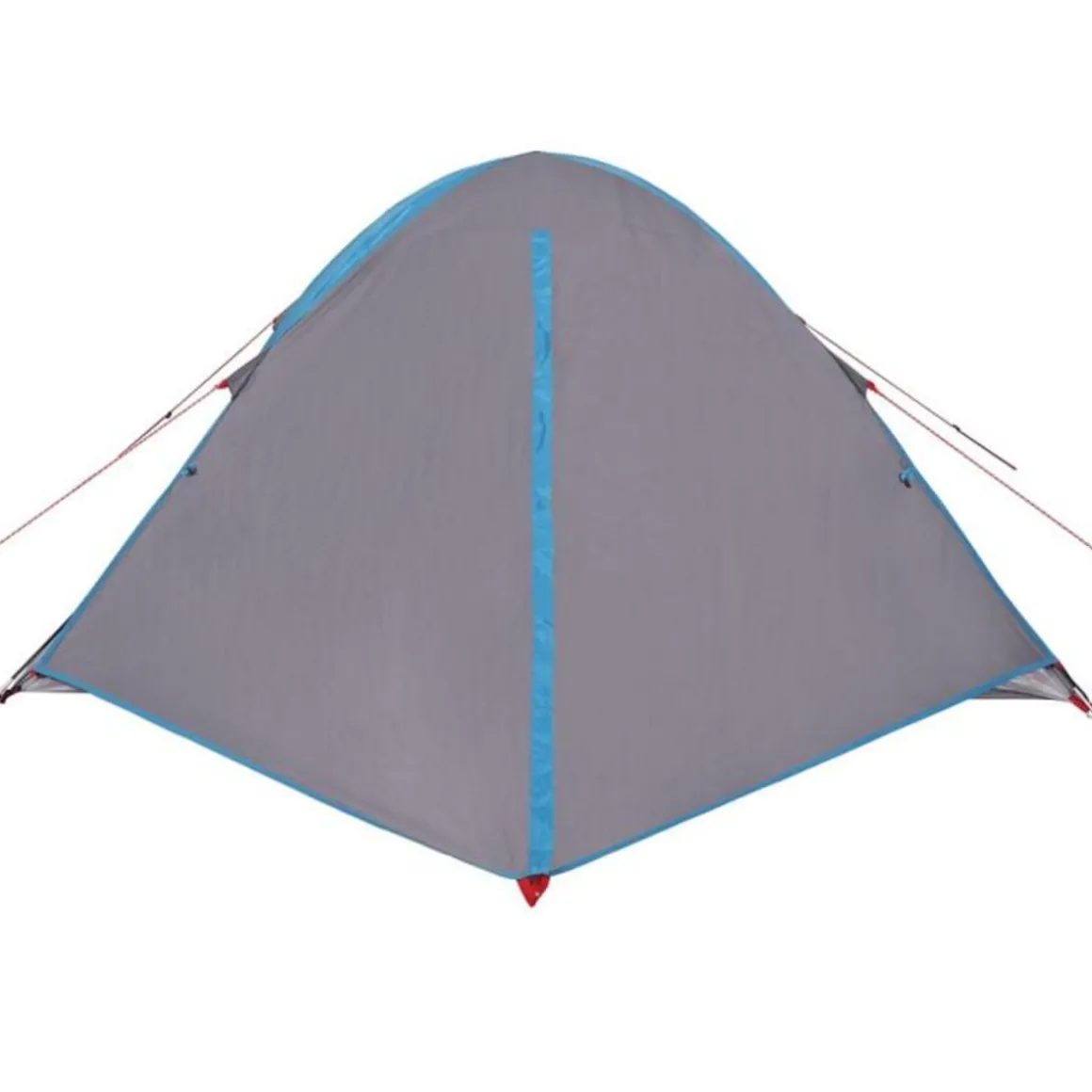 Tente de camping à dôme 4 personnes bleu imperméable