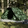 Tente de camping à dôme 4 personnes camouflage imperméable