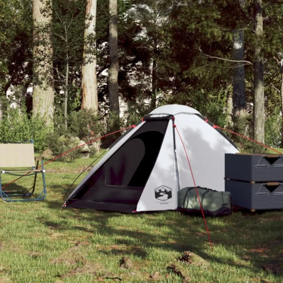 Tente de camping à dôme 2 personnes tissu occultant imperméable