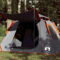 Tente de camping à dôme 4 personnes libération rapide