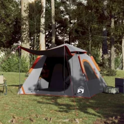 Tente de camping à dôme 4 personnes libération rapide