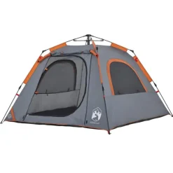 Tente de camping à dôme 4 personnes libération rapide