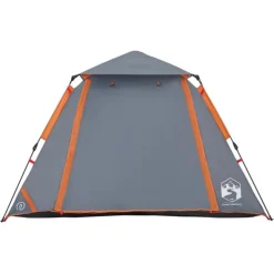 Tente de camping à dôme 4 personnes libération rapide
