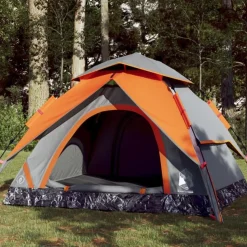 Tente de camping à dôme 4 personnes libération rapide