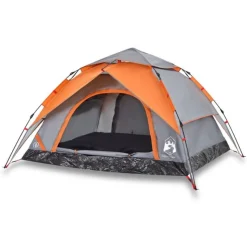 Tente de camping à dôme 4 personnes libération rapide