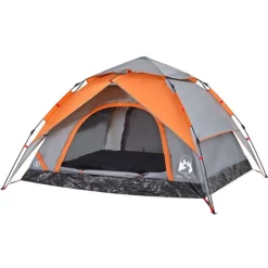 Tente de camping à dôme 4 personnes libération rapide