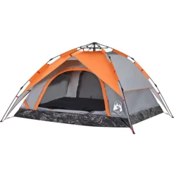 Tente de camping à dôme 4 personnes libération rapide