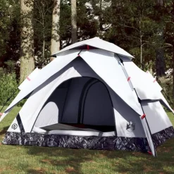Tente de camping à dôme 3 personnes libération rapide