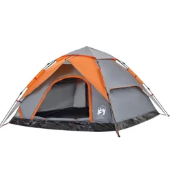 Tente de camping à dôme 5 personnes libération rapide