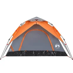 Tente de camping à dôme 5 personnes libération rapide