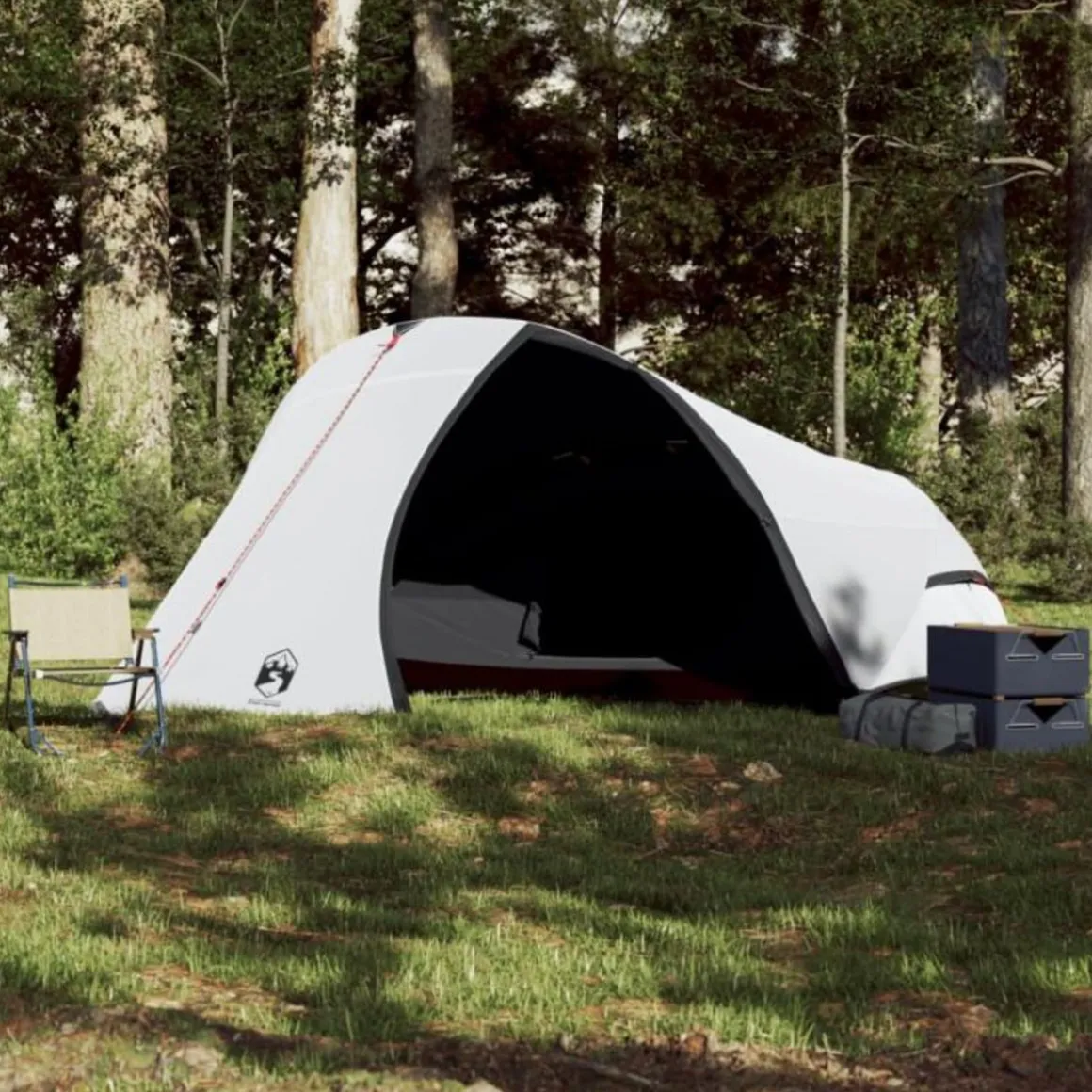 Tente de camping à dôme 4 personnes tissu occultant imperméable