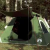 Tente de camping à dôme 4 personnes vert libération rapide