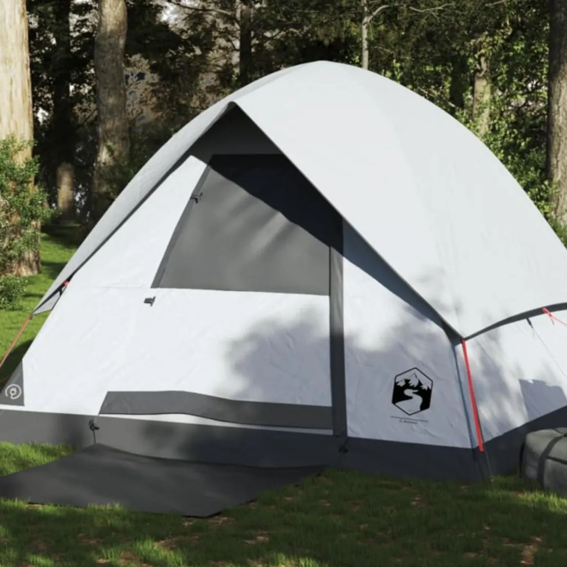 Tente de camping à dôme 4 personnes tissu occultant imperméable