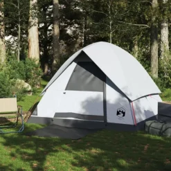 Tente de camping à dôme 4 personnes tissu occultant imperméable