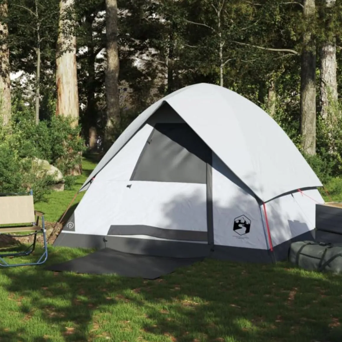 Tente de camping à dôme 4 personnes tissu occultant imperméable