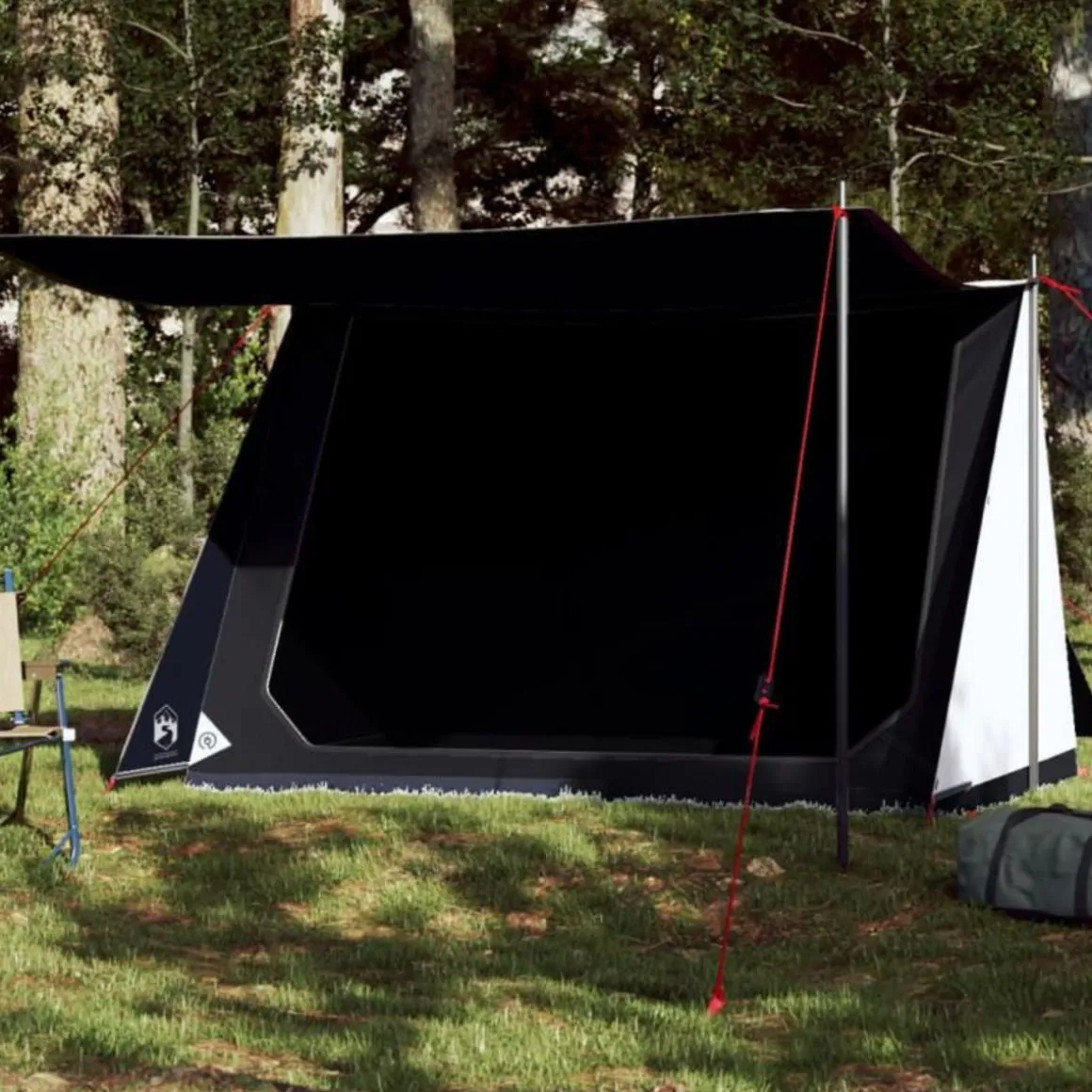 Tente de camping 2 personnes blanc tissu occultant imperméable