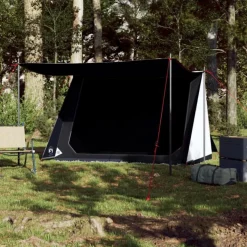 Tente de camping 2 personnes blanc tissu occultant imperméable