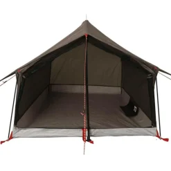 Tente de camping 2 personnes marron imperméable