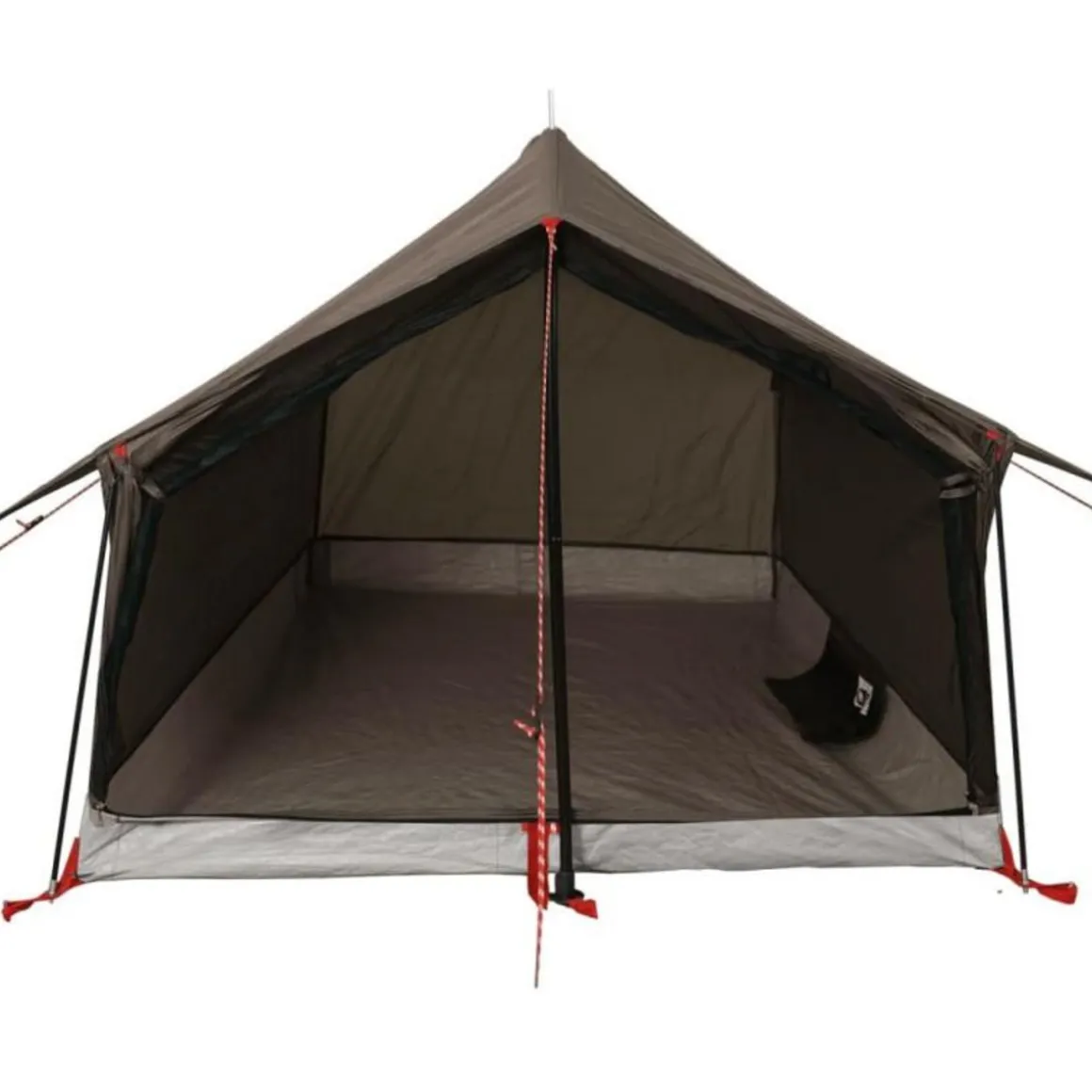 Tente de camping 2 personnes marron imperméable